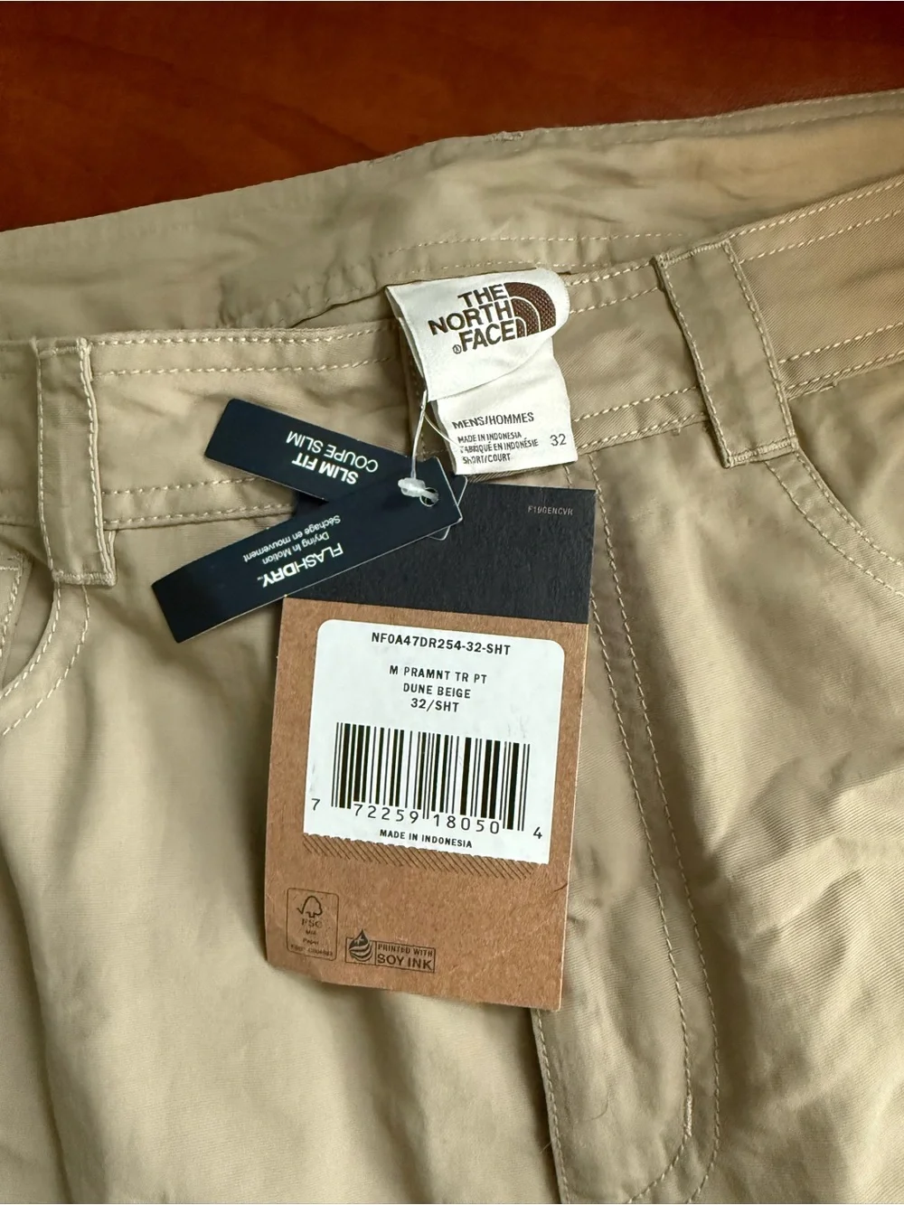 The North Face Men’s Dune Beige Chinos - Slim Cut